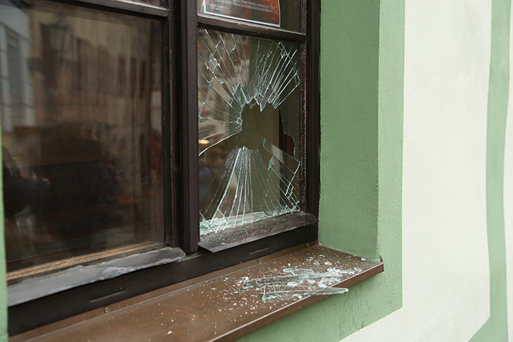 A2B Glass are able to board up broken windows while they are being repaired in Chippenham.